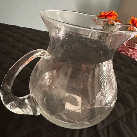 Princess House Hand Blown Rare Lemonade Pitcher - Picture 5 of 7